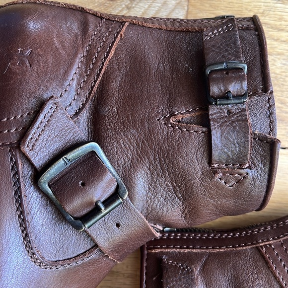 Frye Buckle Ankle Boots - Picture 7 of 9